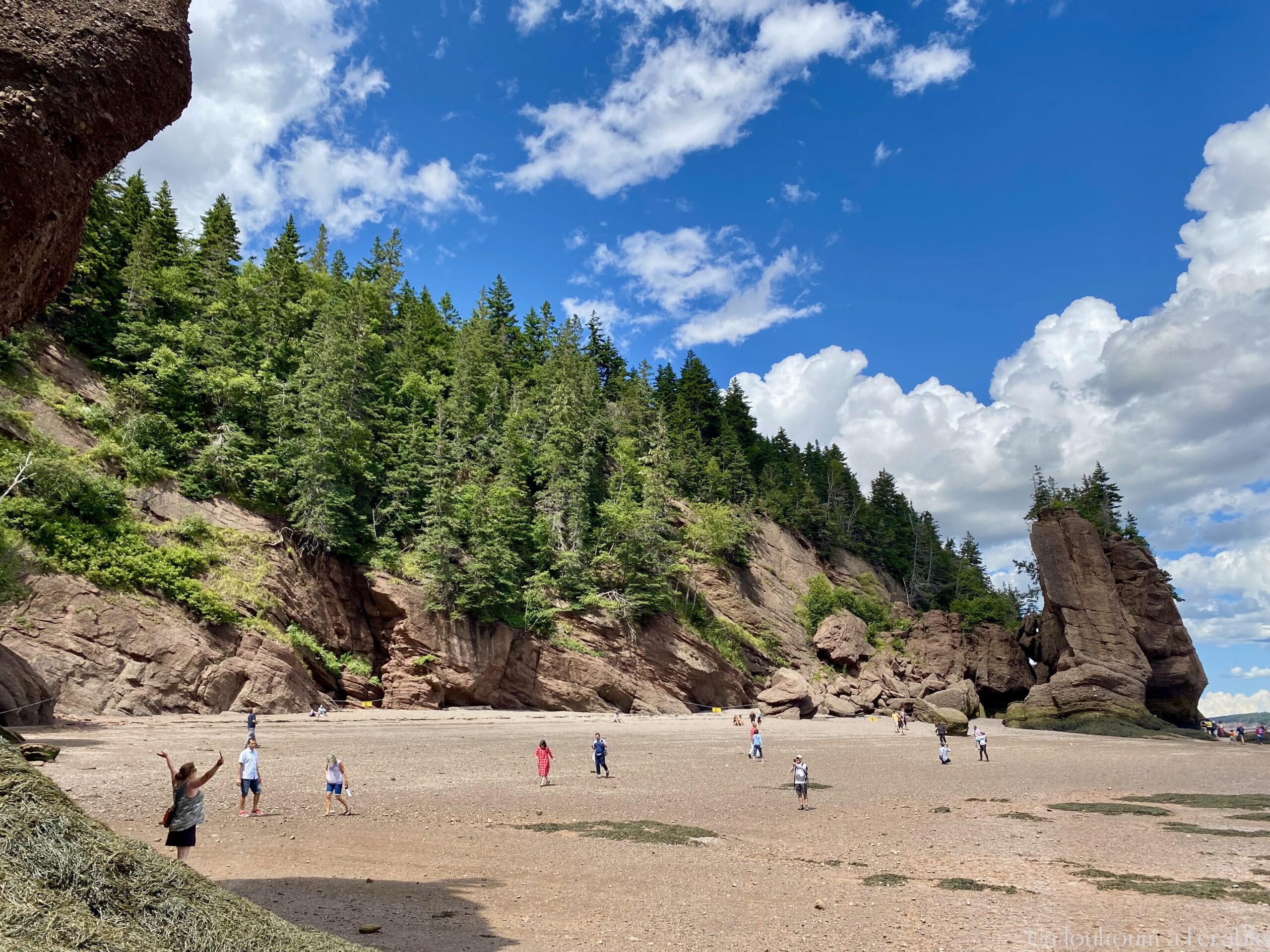 plage aux rochers hopewell